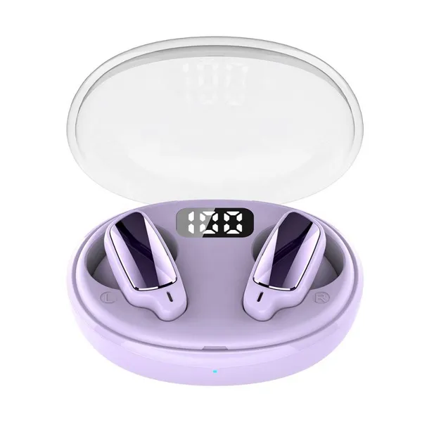 New Arrivals 5.3 OEM Bt Earphones Battery Screen Custom Headphones Wholesale photo-3