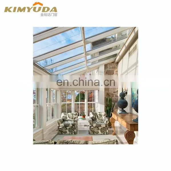 JYD Sunshade System Sunroom Roof Glass House For Garden Aluminum Alloy Frame photo-5