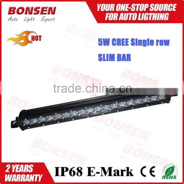 Auto Led Boat Lights 30W Slim 6000K ac Waterproof Led Light Bar From China Factory photo-3
