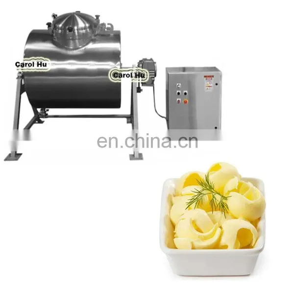 Genyond Shanghai Factory Dairy Cream Mixing Tank Butter Making Plant Churn Churner Machine for the Dairy Farm Equipment