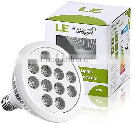 Wholesale Par38 E27 Led Grow Light Bulb 12w Led Grow Lamp for Flower Plant Hydroponic Systems photo-6