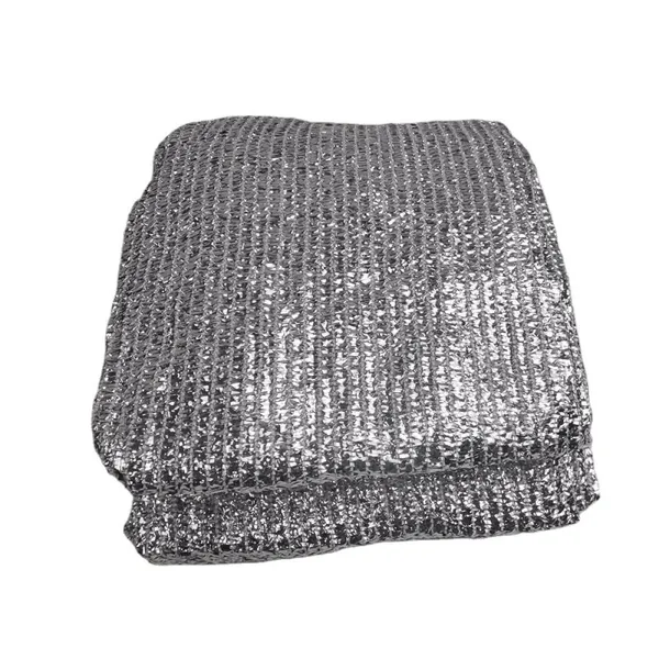 Aluminum Shade Net 85% Shading Silver Aluminum Mesh Plant Covering Summer Shading Cover for Car photo-2