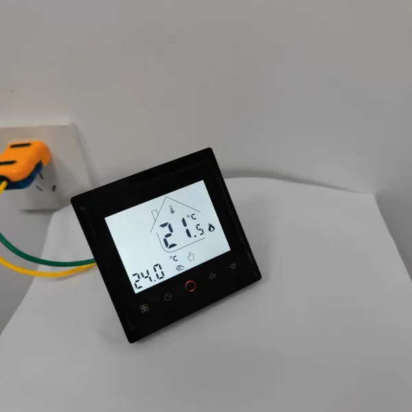 Fashionable Design Intelligent Touch Screen Adjustable Temperature Control Smart Thermostat for Floor Heating photo-6