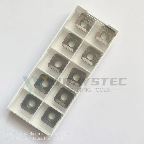 SEHT1204 Carbide CNC Inserts High-gloss Finish Steel Parts Stainless Steel/cast Iron/aluminum Surface Milling Inserts photo-5