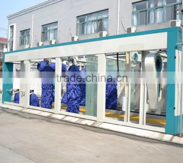 Tunnel Car Wash 9Brushes PE-T9 40000USD Automatic Up Down Drying System photo-4