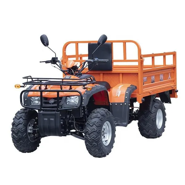 New 2025 300CC Water-cooled 4X4 Agricultural ATV UTV Dump Cargo Quad With Trailer Farm Utility Vehicle for Adults photo-2