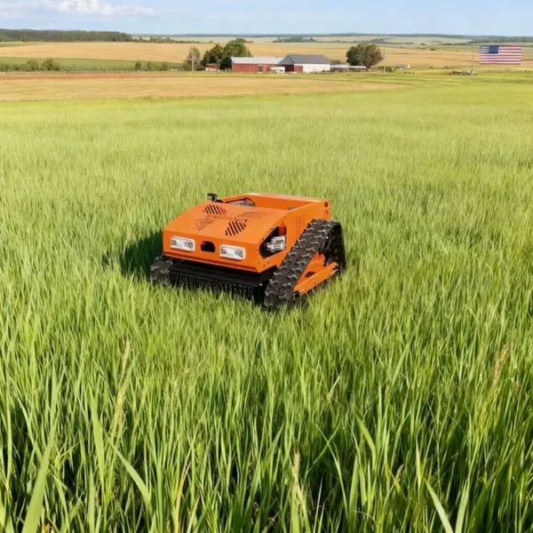 Grass Cutting Machine Remote Control Mower Gasoline Robot Crawler Mower Grass Trimmer Gasoline Zero Turn Mower Vigorun photo-2