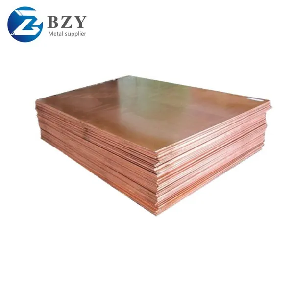 Copper Sheet Electrolytic Cathode 99.99% Copper Plate Polished Copper Alloy Sheet