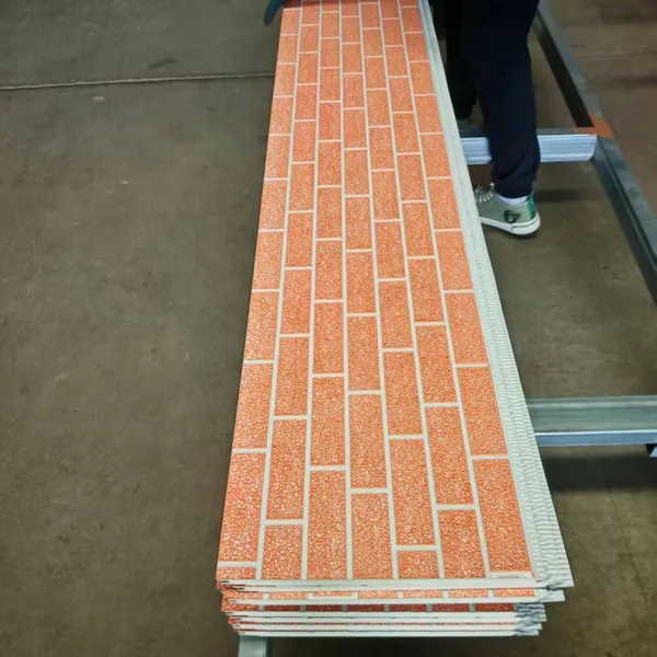 Pu Sandwich Panel Fire Proof Interior / Exterior Wall Panel Decorative Heat Insulation Metal Panel Metal Siding Panels photo-6