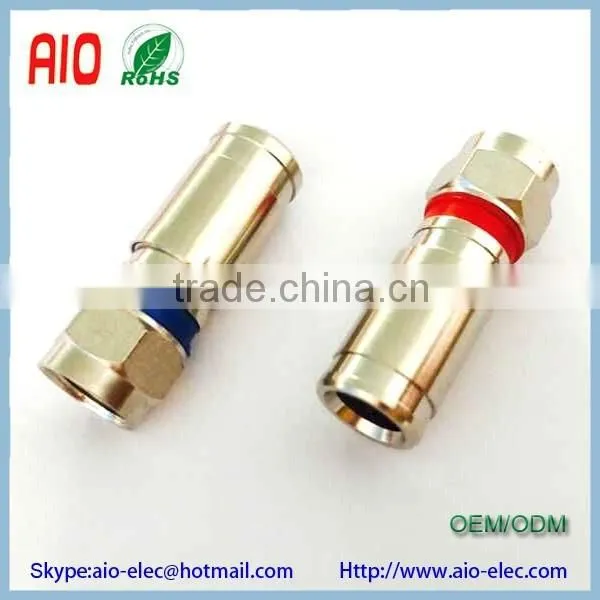 Springconnect F Quick Plug Compression Connector Male for RG6 Coaxial Cable Like CX3 photo-5