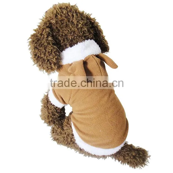 Suitable for Winter Polar Fleece White North Velvet Milu Deer Elk Shaped Two-legged Dog Clothes photo-4