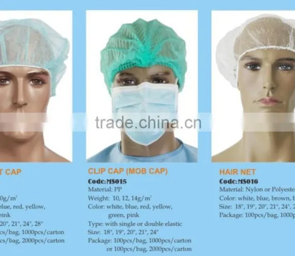 Disposable Hair and Head Cap