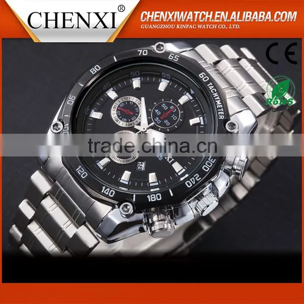 Top Quality Promotional Day/Date Fashion Japan Quartz Watch photo-4