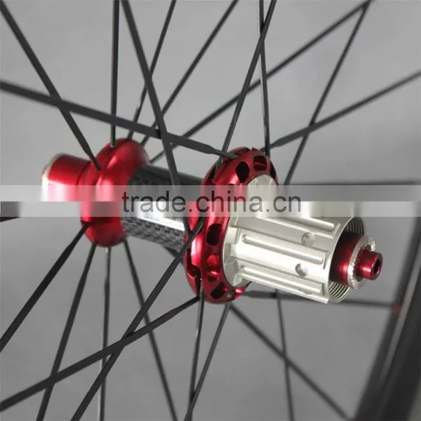 2015 Carbon Clincher Wheels Carbon 50mm Road Bike Wheels Carbon Hub photo-6