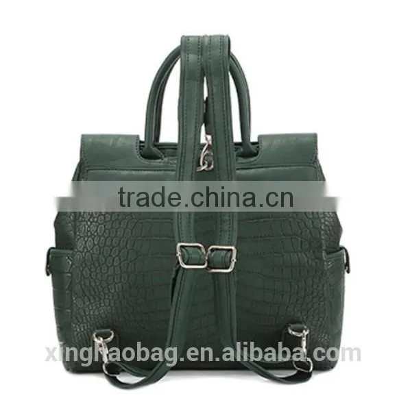 2015 The Most Popular Trendy Bag Famous Designer Bag Crocodile Leather Backpack photo-3