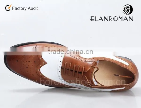 Hot Sale Fashion Man Dress Shoe Brogues Shoes Handmade Leather Shoes photo-4