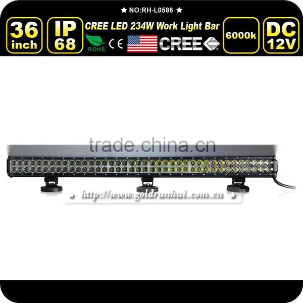 Goldrunhui RH-L0586 234W Led Light Bar, 4x4 White Led Light Bar for Offroad Use photo-3