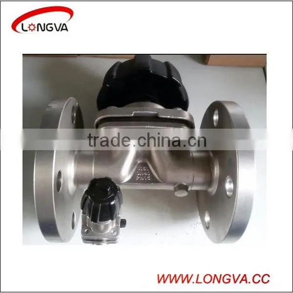 Stainless Steel Both Side Flange Diaphragm Valve