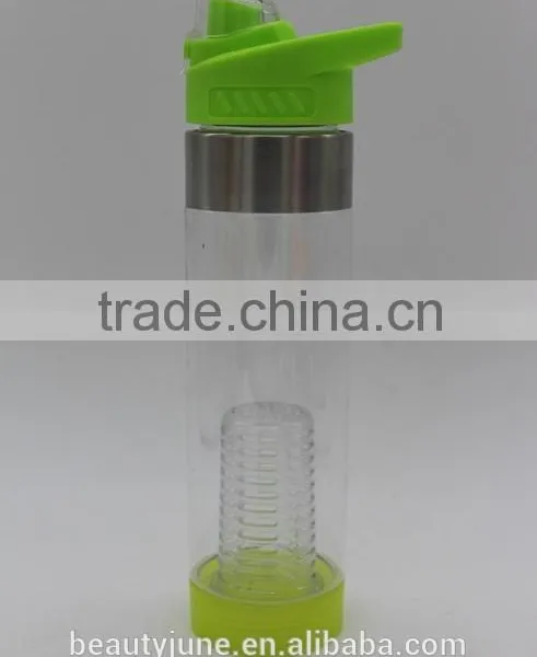 Tritan Sport Water Bottle Plastic New, Fruit Infusion Bottle Water Bottle, BPA Free