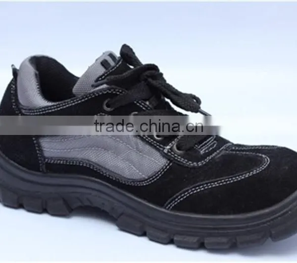 Steel Toe Cap Work Shoes Suede Leather Safety Shoes 9802 photo-3