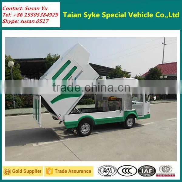 Brand New 1000kg Capacity Self Unloading Electric Garbage Truck for Sale photo-6