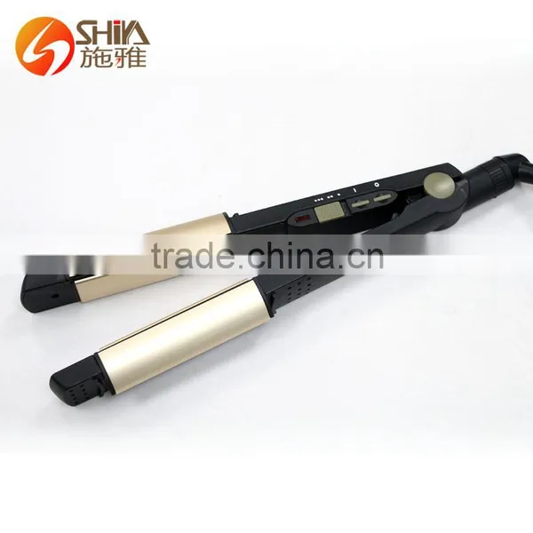 Buy Multi-function Titanium Flat Iron Newest Design 2 in 1 Hair Straightener/curling Iron in China Market SY-862 Quality Choice photo-2