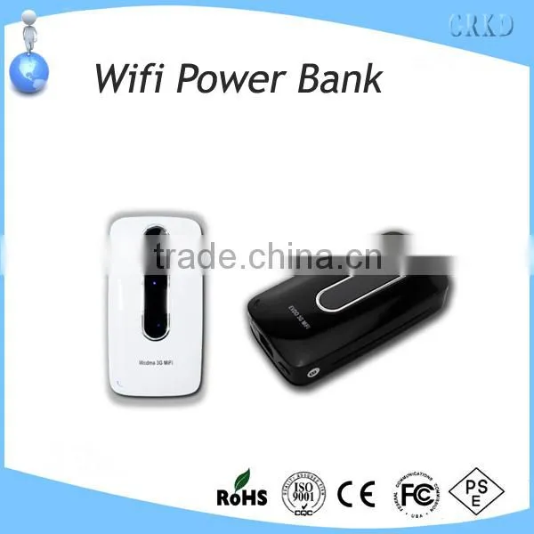 2014 New Arrival, Portable WIFI Power Bank for All Electronic Devices