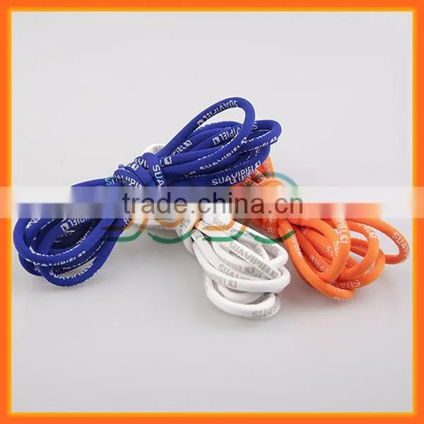 New Manufacturing Nylon Printed Shoelaces Woven Logo Shoelaces photo-4