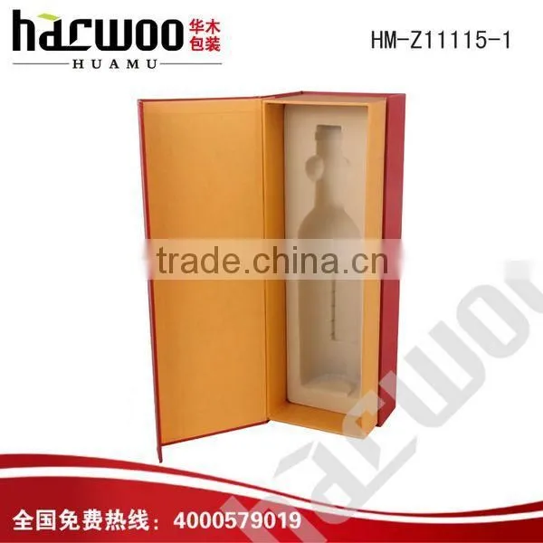 Hinged Cardboard Wine Gift Box for Sale photo-3