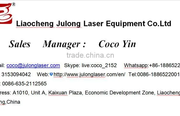 Julong Manufacturer Laser Marking Machine for Key Board Dog Tag photo-5