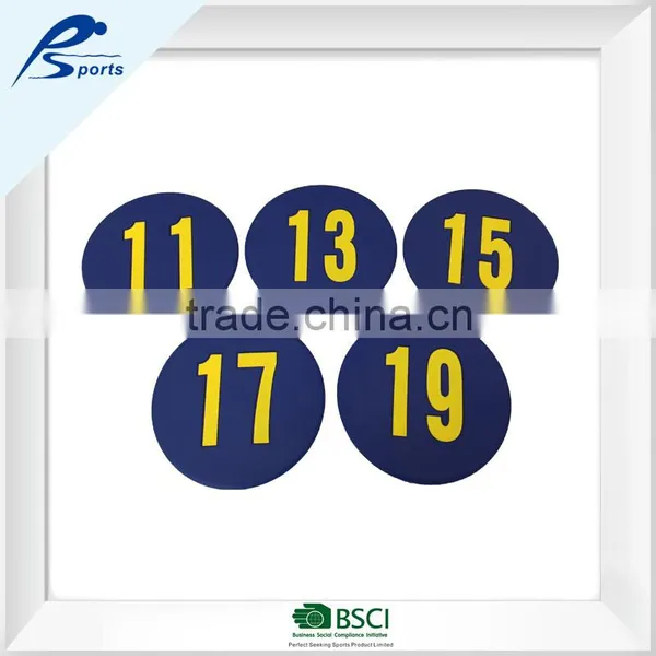 10PC Per Set 9" Educational Toy Pvc Numbers Mat photo-2