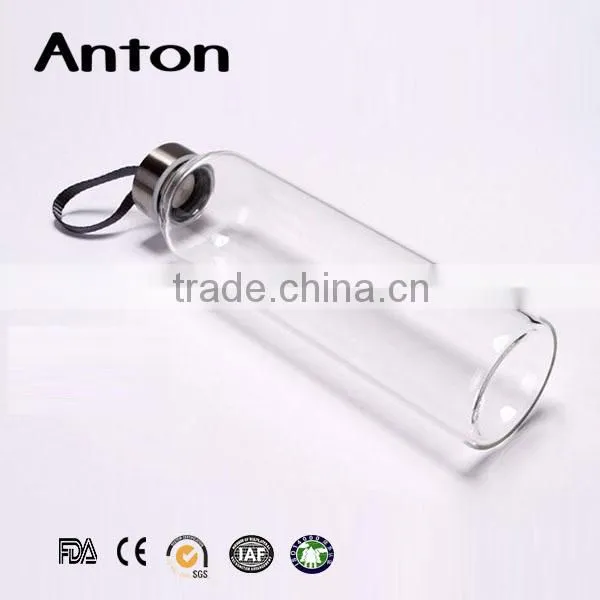 350-500ml High Borosilicate Glass Tea Bottle Water Bottle With Infuser Handmade Glassware OEM photo-4