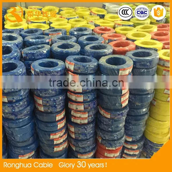 Ronghua Factory Firewire Resistant/Retardant Oxygen Free Copper Conductor PVC Insulated Coaxial Cable photo-6