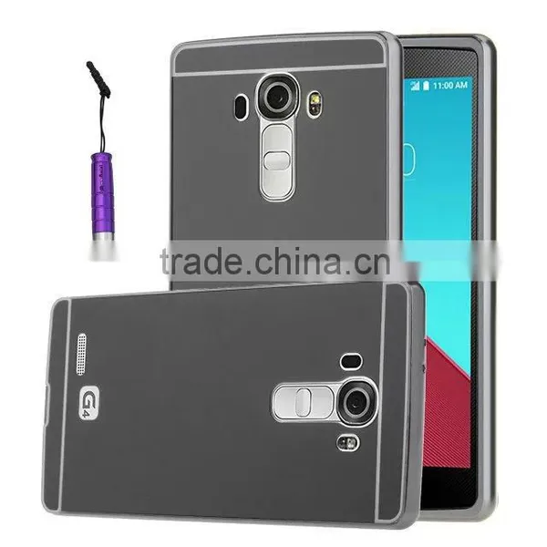Hot Selling Metal Aluminum Mirror Bumper Mobile Phone Case Cover For LG G4 photo-3