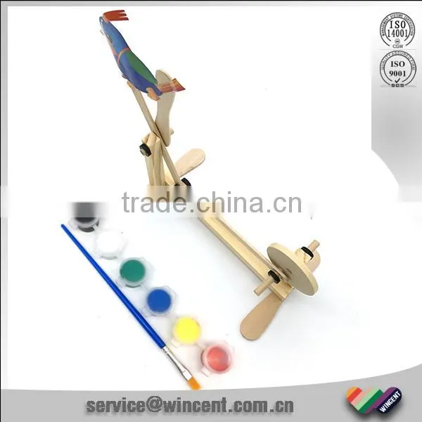 Assemble and Draw Your Woodpecker Wooden Toys Wholesale photo-3