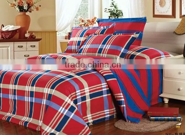 2014 Chinese Bright Cotton Zebra Printed Home Bedding Set