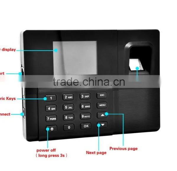OEM & ODM Available Electronic Fingerprint Time Attendance A9-TB photo-2