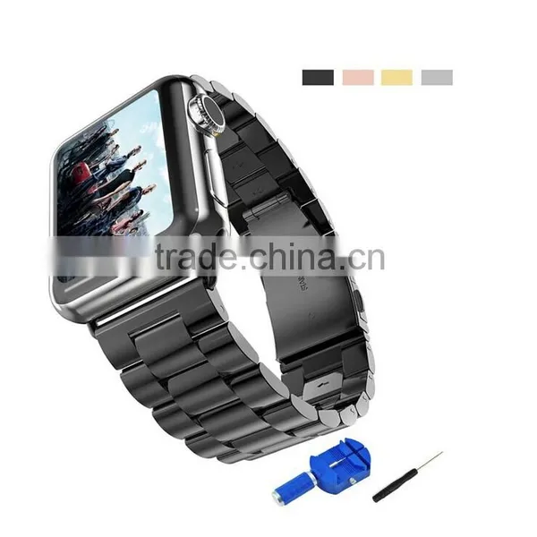 OEM ODM Accept Stainless Steel Band With Adapter for Apple Watch photo-2