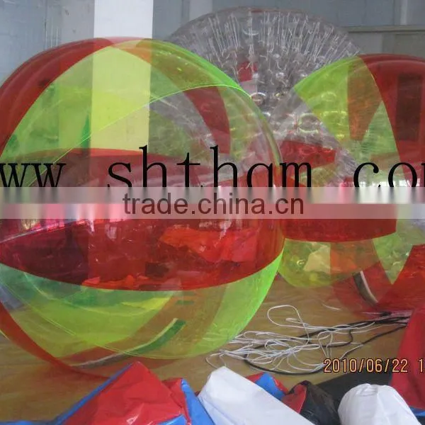Red and Yellow Water Walking Balls for Sale