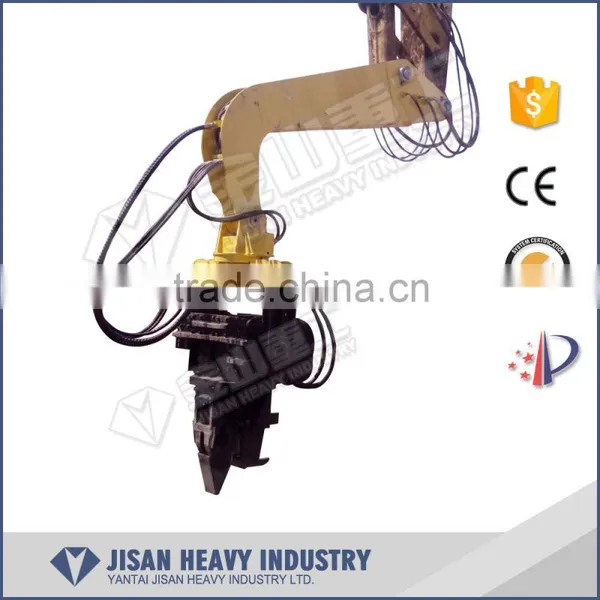 20 Ton Excavator Attachment Hydraulic Pile Driver Used for Tree Planting, Municipal Garden, Highroad Etc.