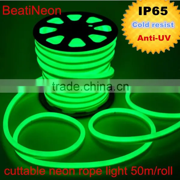 50m/roll 230V SMD LED Neon Flex Rope Light/neon Lamp IP65 Outdoor photo-2