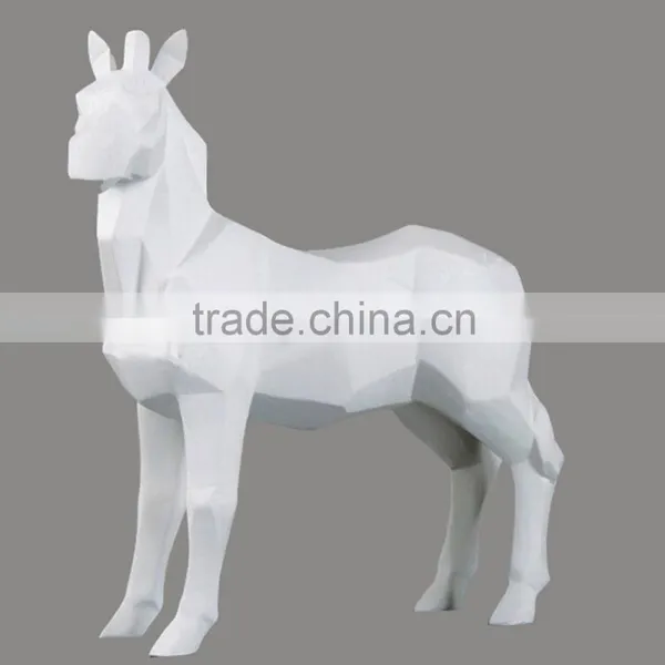 Black Polyresin Zebra Animal Crafts Figurines photo-2
