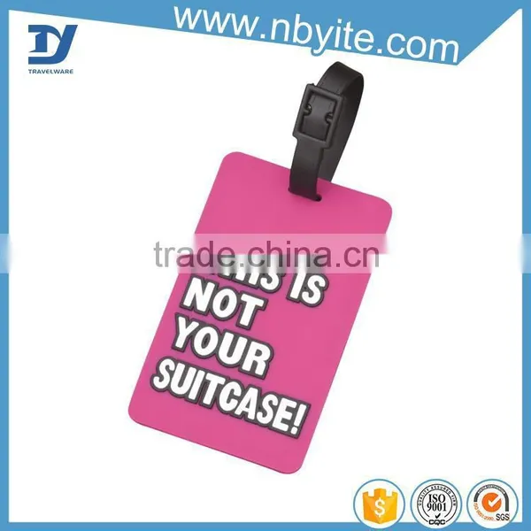 2016 Hot Plastic Wholesale Luggage Tags OEM Factory Machine Printed Pvc Card photo-4