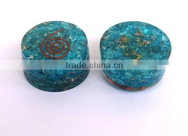 Blue Onyx Energy Orgonite Tower Buster : Energetic Space Protectors
