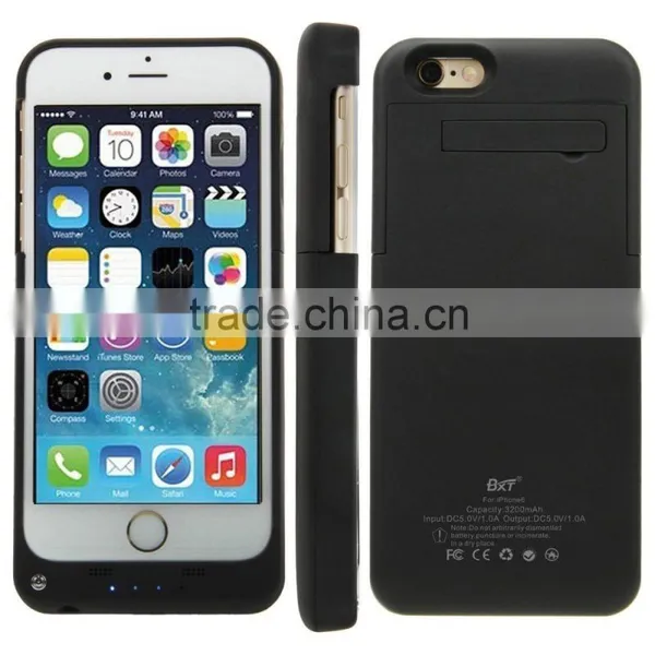 3200mAh External Rechargeable Backup Pack Battery Charger Case For IPhone 6 6s photo-2