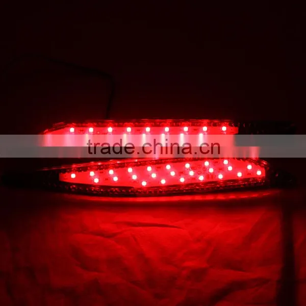 FOR 08-14 Sonata Rear Bumper Backup Tail Rear Bumper Lamp LED Reflector Stop Brake Light Hyundai Rear Bumper photo-6