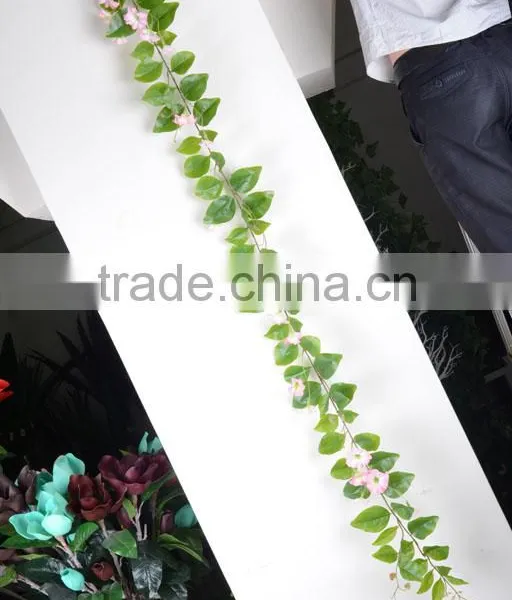 Artificial Hanging Rattan Wall Plant for Indoor Decoration photo-2