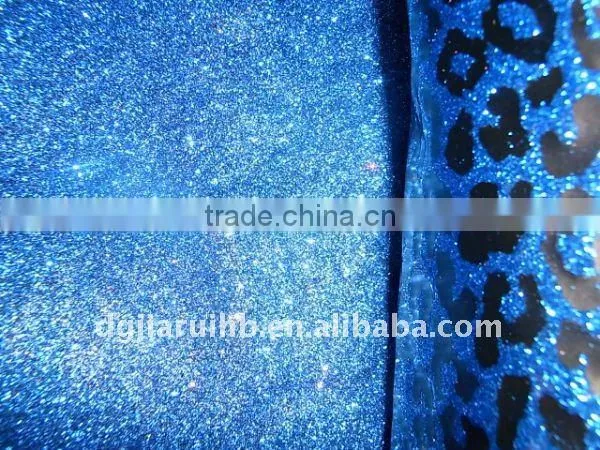 Hot Selling Shoes Glitter Printed Fabric