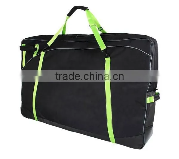 Polyester Bicycle Carry Bag Folding Bike Bag With Wheels With Two Pieces Spare Tire RYB075 photo-4
