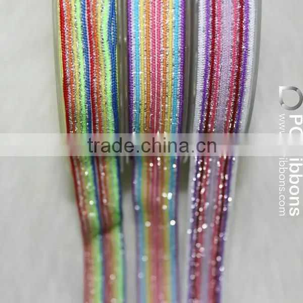 Good Quality Elastic Glitter Ribbon Trimmings photo-3